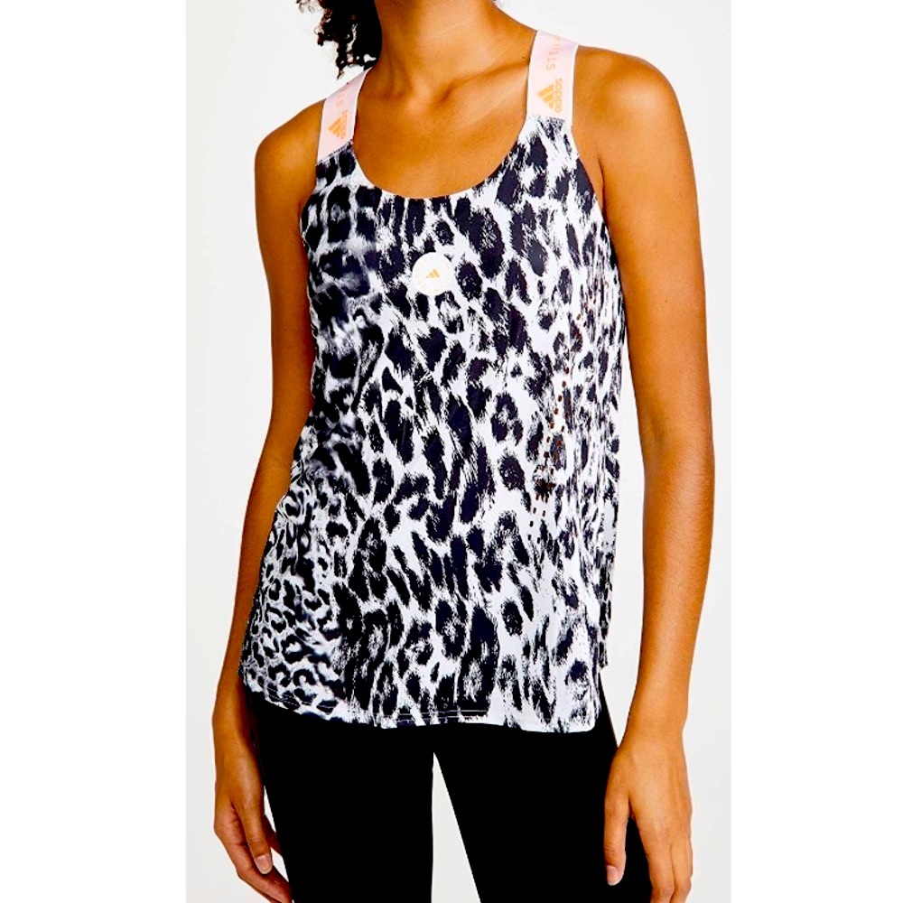 ADIDAS BY STELLA MCCARTNEY TRUEPURE LEOPARD TANK